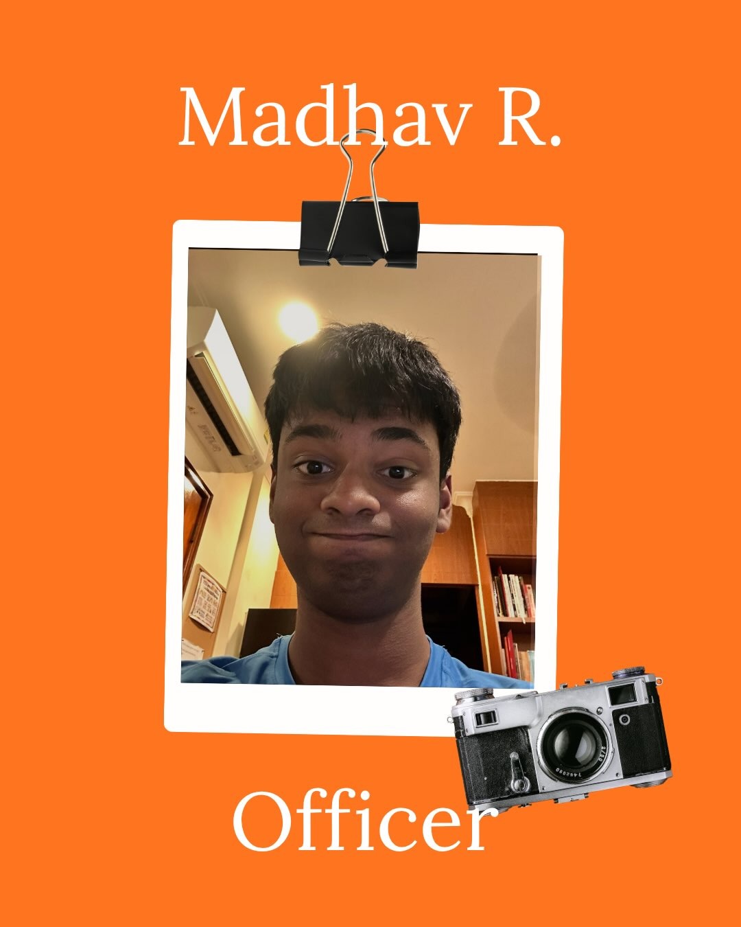 Madhav R., Officer of the SAS Gawad Kalinga club